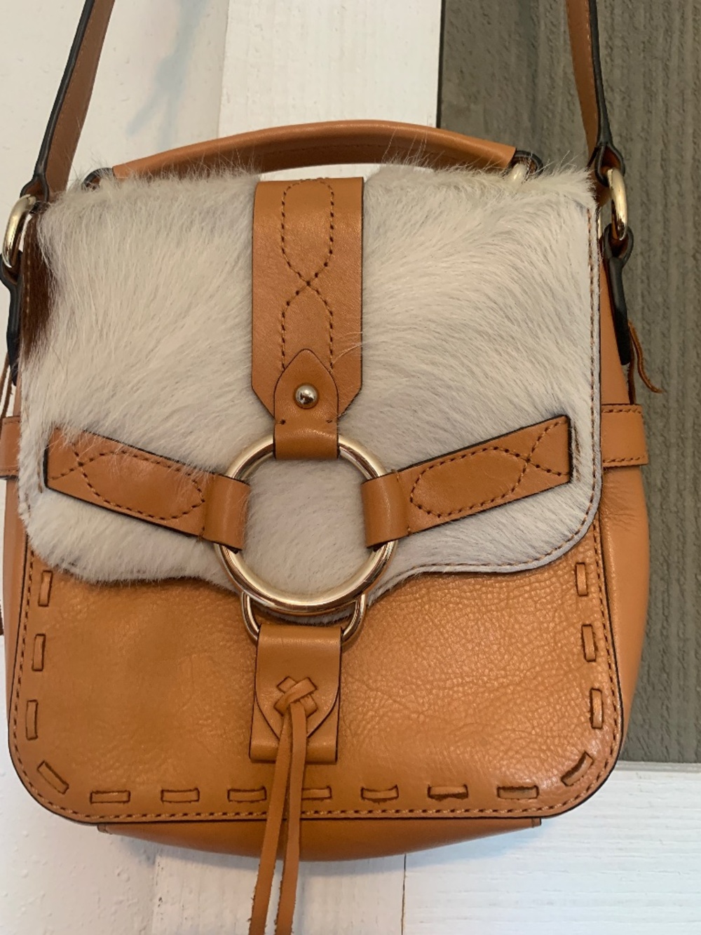 Rebecca Minkoff Leather & Cowhide purse